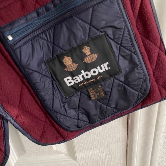 Barbour Navy Quilted Vest - Picture 4 of 6